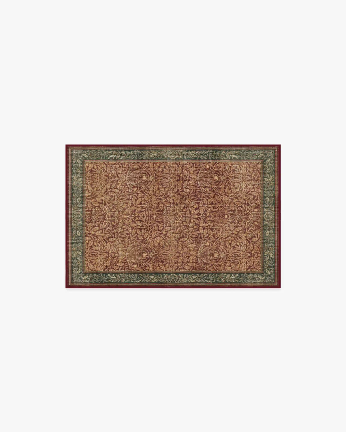 Acorn Amber Red Rug by Morris & Co.