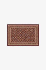 Bellflowers Amber Red Rug by Morris & Co.