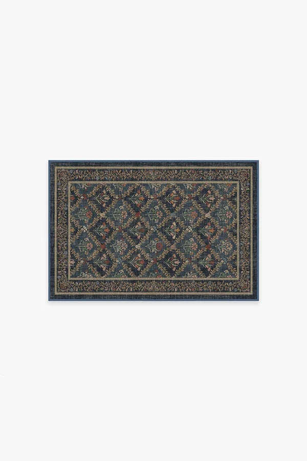 Bellflowers Blue Rug by Morris & Co.
