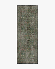 Blackthorn Forest Green Rug by Morris & Co.