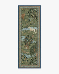Owl & Willow Green Rug by Morris & Co.