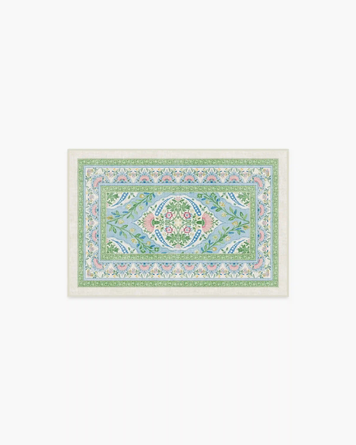 Skye Blue Multicolor Rug by Mrs. Alice
