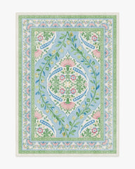 Skye Blue Multicolor Rug by Mrs. Alice