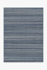 Multi Stripe Blue Rug