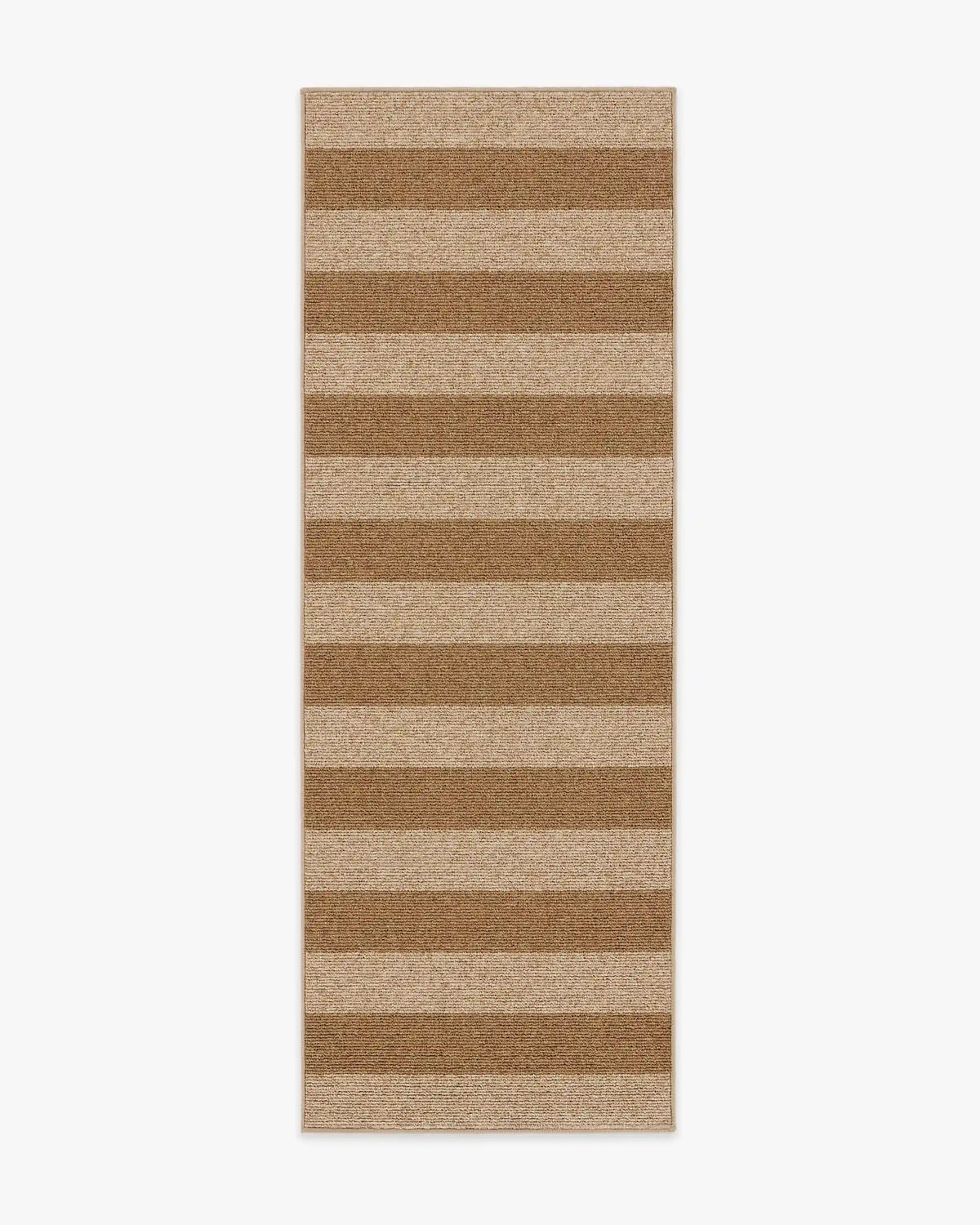 Nolan Bold Stripe Natural & Dark Natural Performance Weave Rug