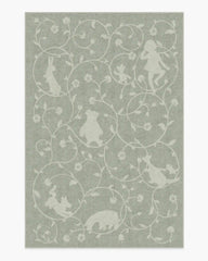 Once Upon a Gathering Soft Green Rug
