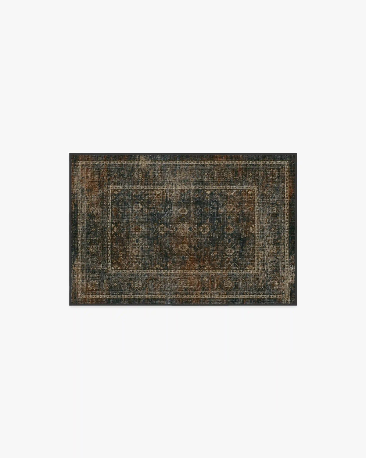 Ophelia Navy & Redwood Rug