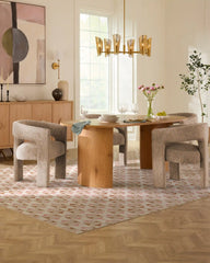 Orana Soft Pink & Natural Rug