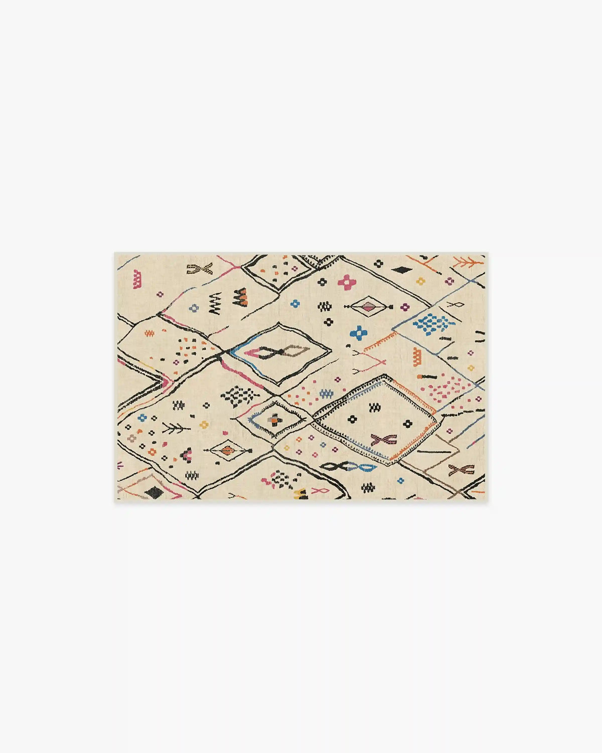 Pamir Ivory Multicolour Rug