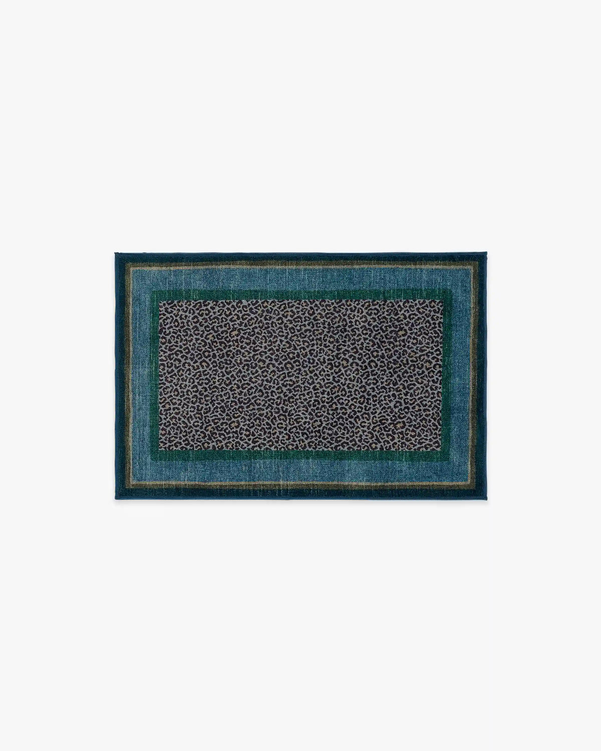 Panthera Blue & Green Rug by Scalamandré