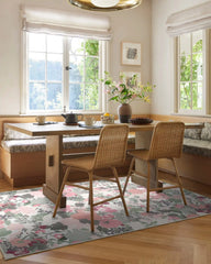 Parchment Shadow Pink Rug by Liberty