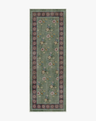 Pennywood Green & Pink Rug