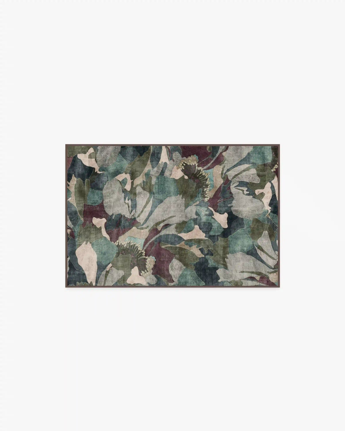 Peony Promenade Aubergine Rug by Liberty