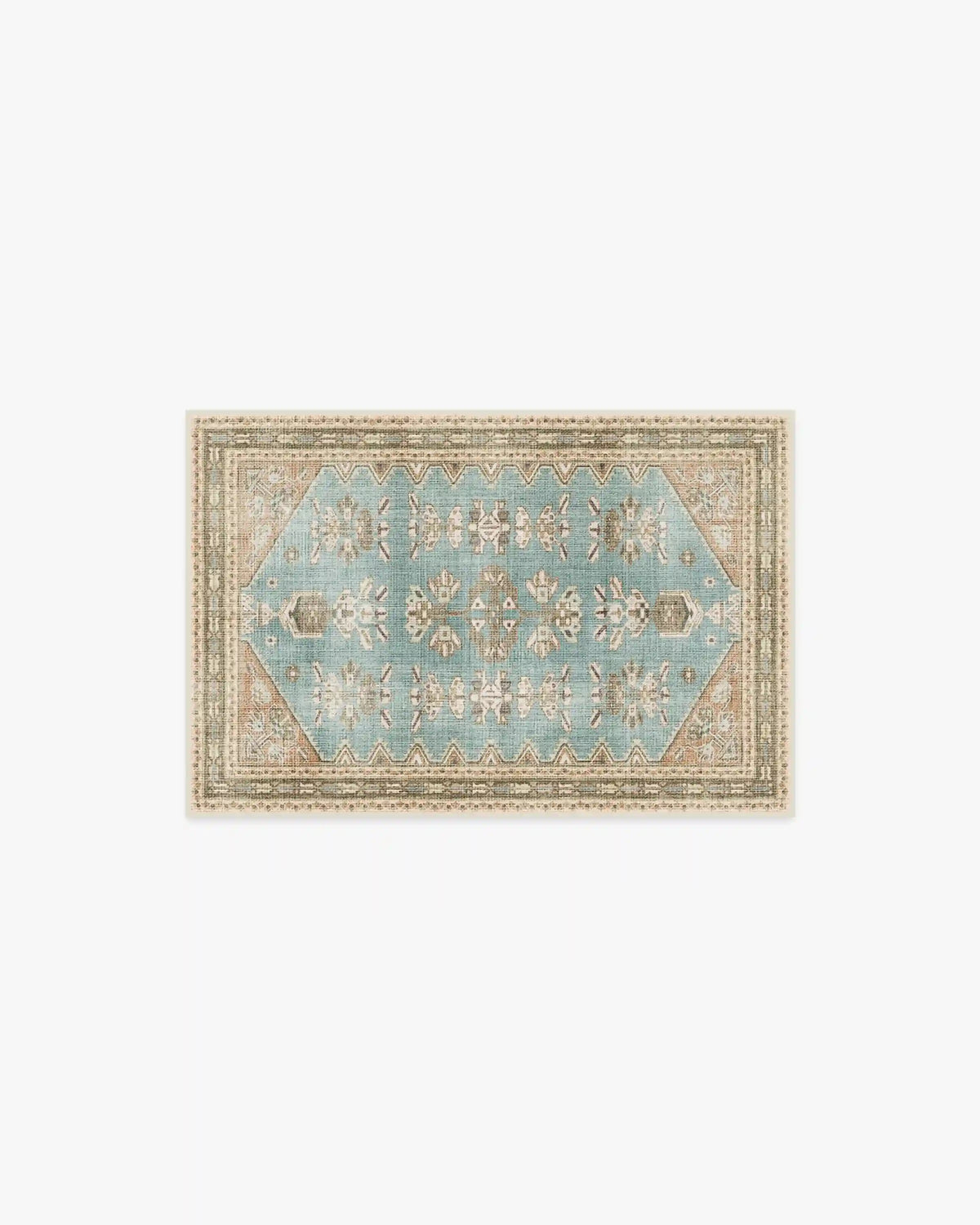 Pradera Blue & Terracotta Rug