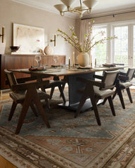 Pradera Blue & Terracotta Rug