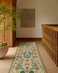 Protea Natural Rug by Iris Apfel