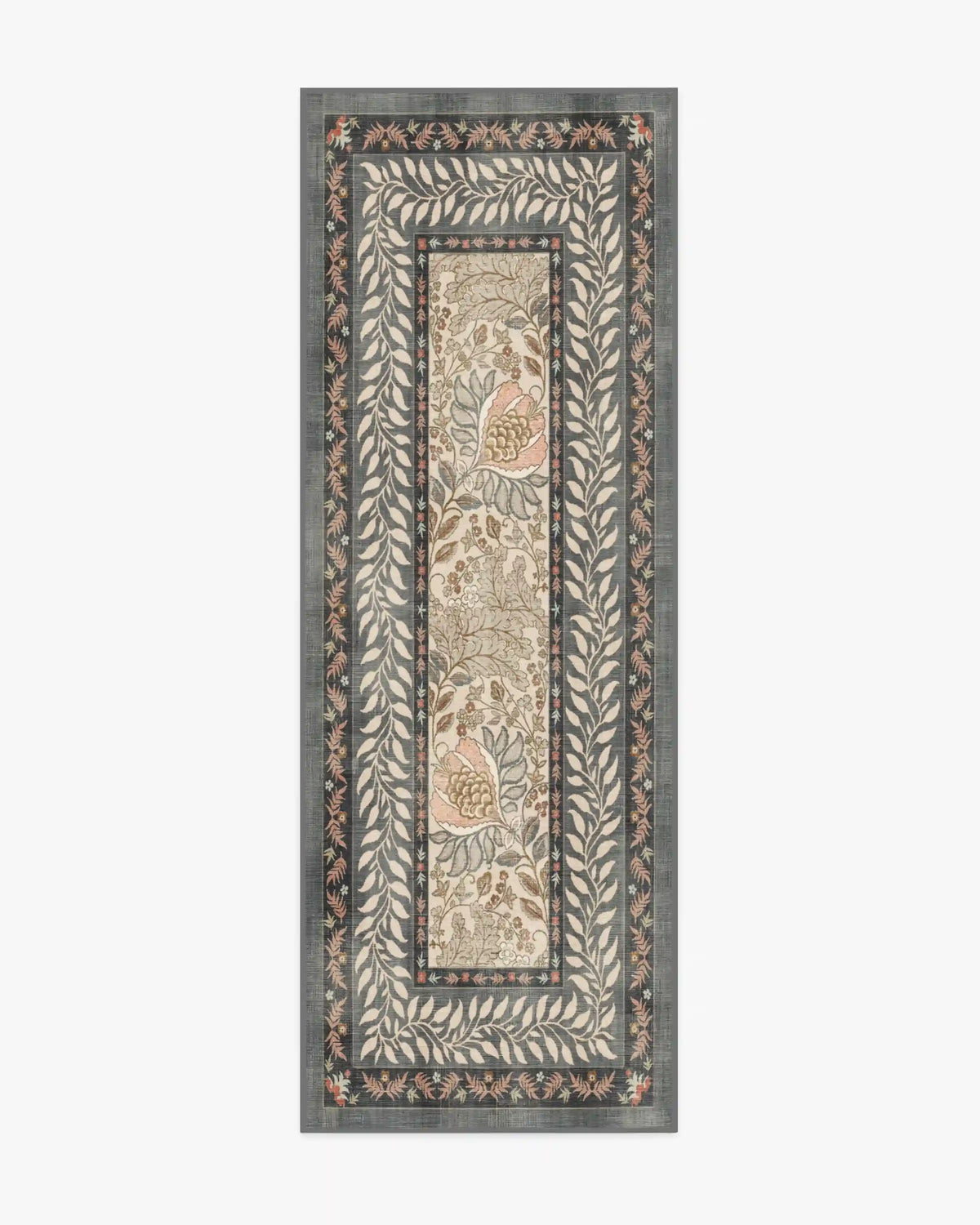 Provence Grey & Coral Rug
