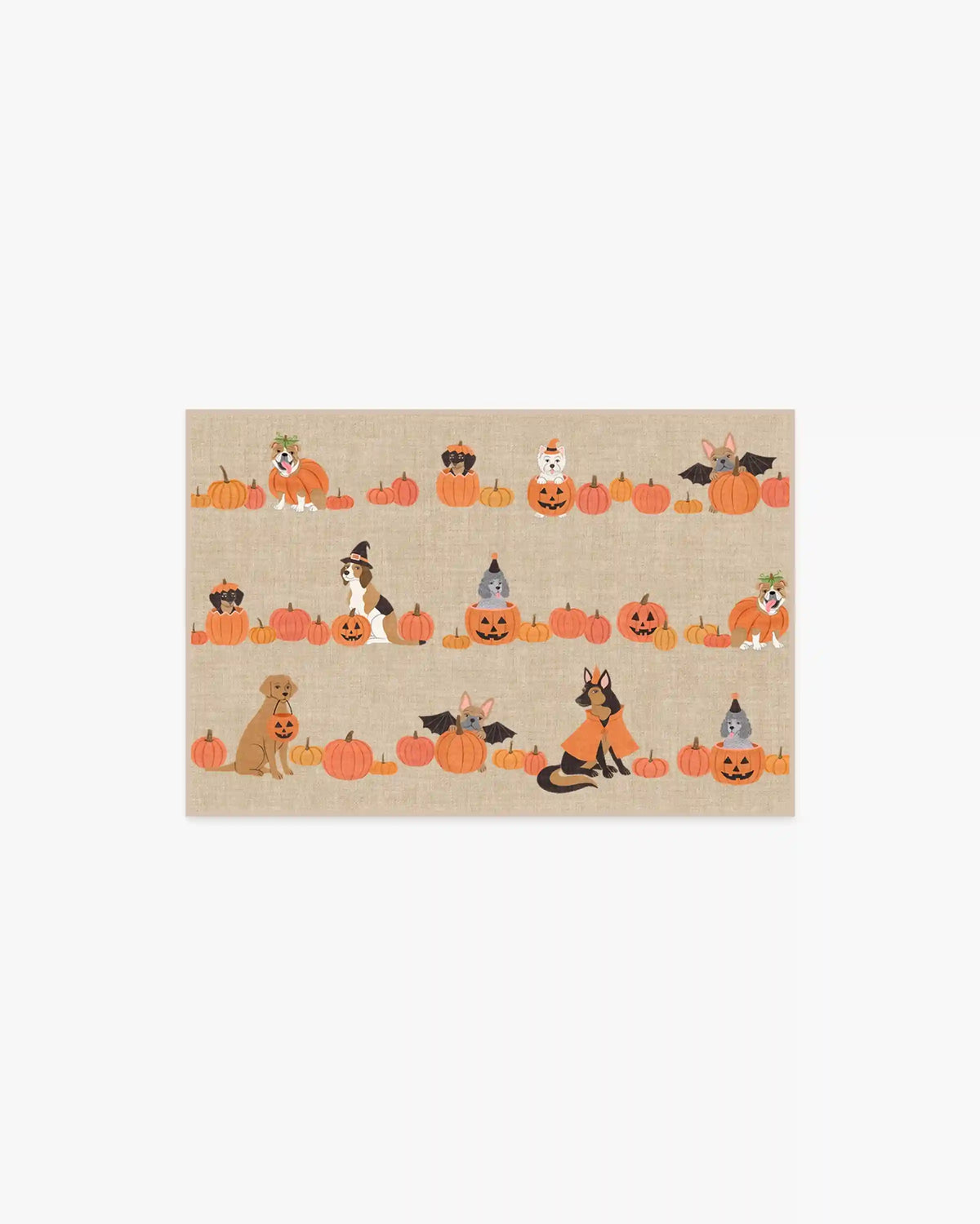 Puppy Patch Natural Multicolor Rug