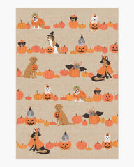Puppy Patch Natural Multicolor Rug