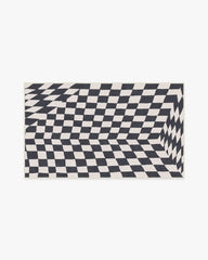 Ricardo Checkerboard Ivory & Black Rug by Humberto Leon