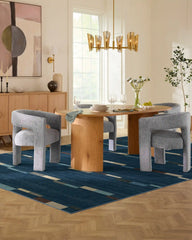 Rift Navy Rug