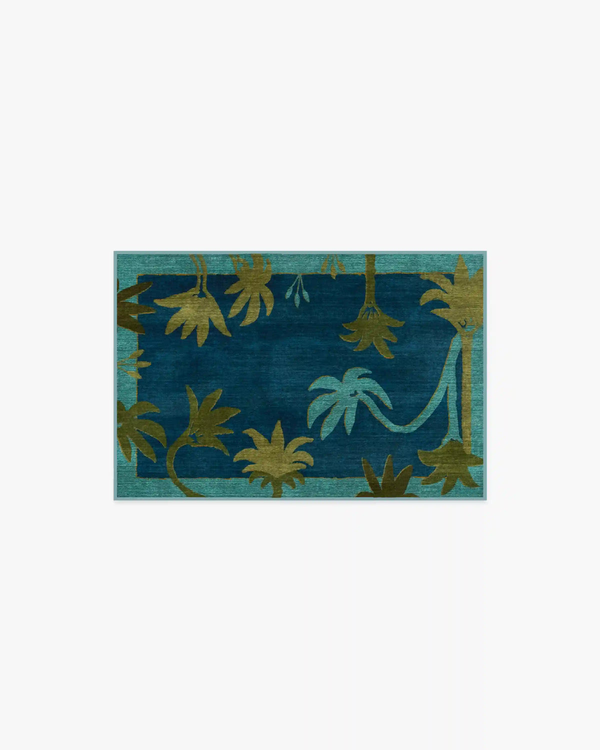 Sabal Blue & Teal Rug by Jungalow