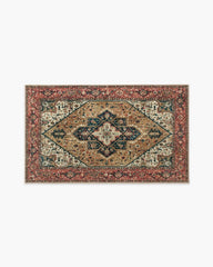 Santiago Camel & Scarlet Rug