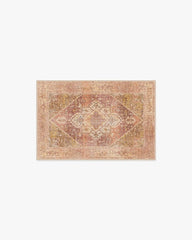 Santiago Coral & Gold Rug