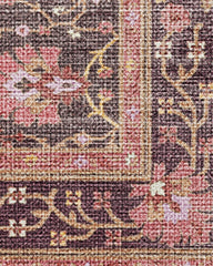 Serafina Coral & Burgundy Rug