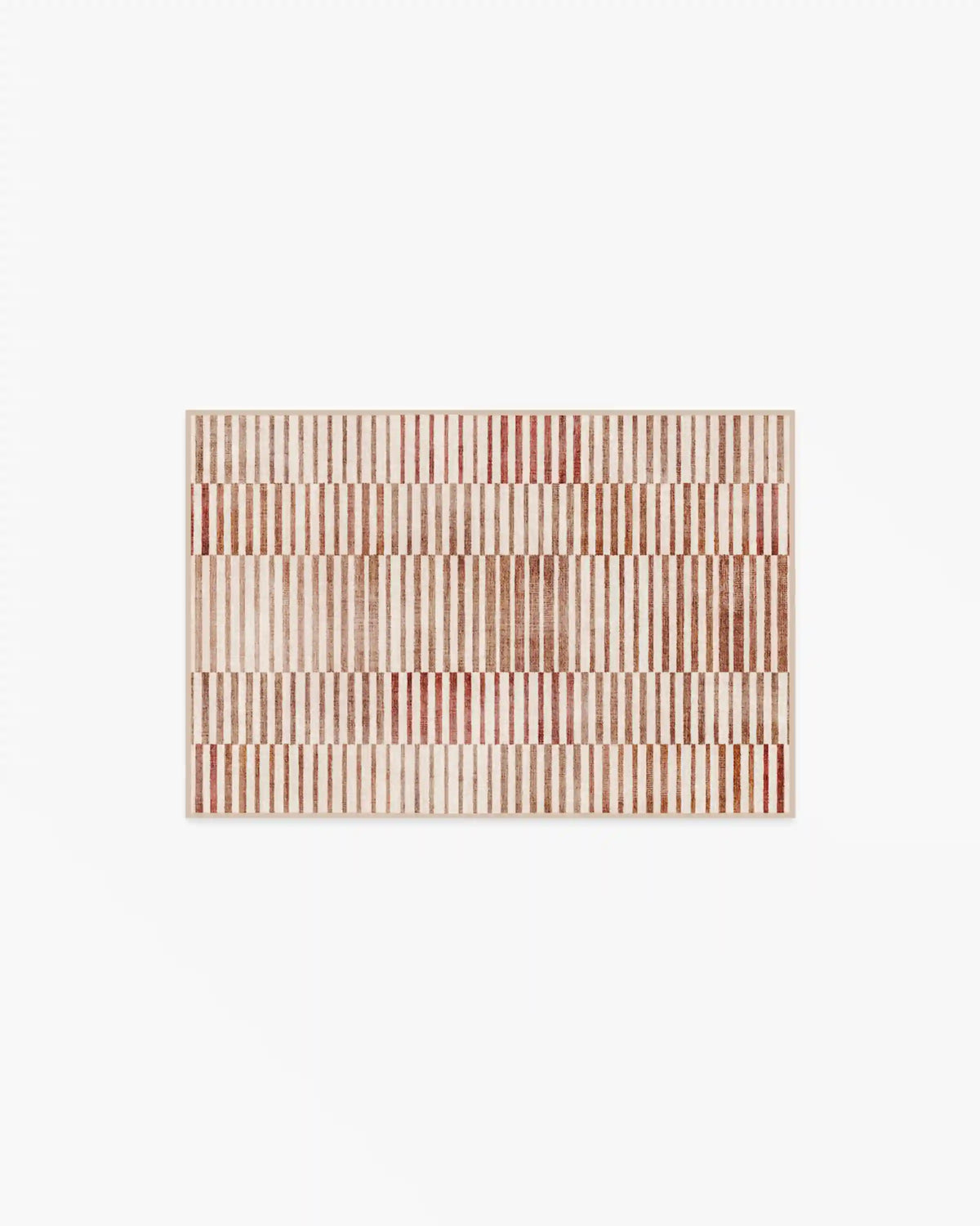 Shadow Stripe Terracotta Rug
