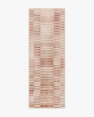 Shadow Stripe Terracotta Rug