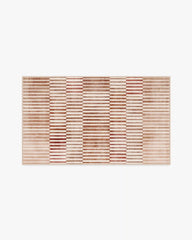 Shadow Stripe Terracotta Rug