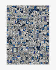 Smugglers Geo R2D2 Blue Rug