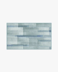Solar Drift Silver Blue Rug