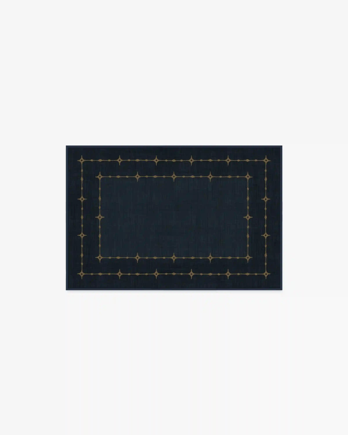 Sparkle Border Dark Navy Rug