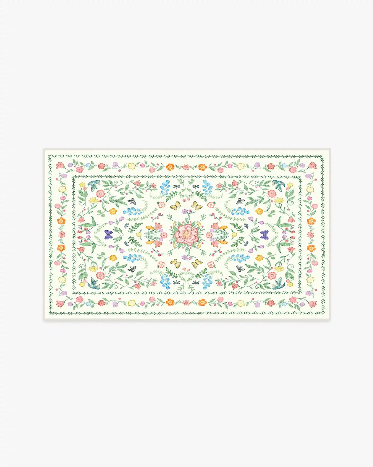 Springtime Lullaby Ivory Multicolor Rug