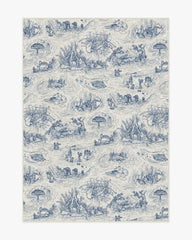 Star Wars Toile Blue Rug