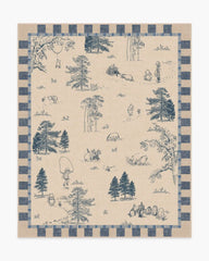 Storybook Grove Natural & Blue Rug