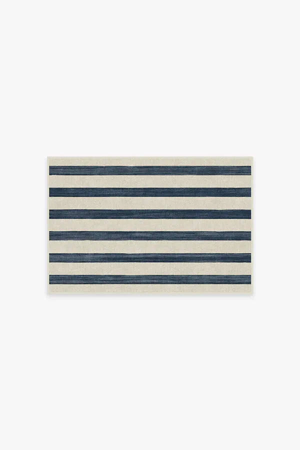 Sumi Sailor Stripe Navy Rug