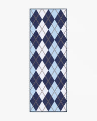 Teddy Bear Argyle Navy & Blue Rug by Humberto Leon