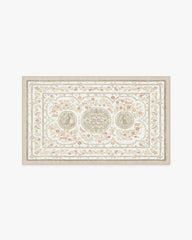 Twin Bunny Border Natural Rug