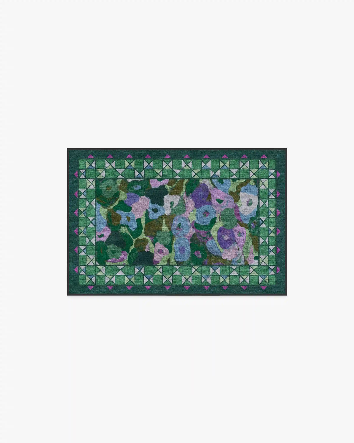 Vera Green & Plum Rug by Jungalow