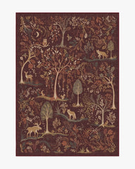 Wilder Burgundy Multicolor Rug