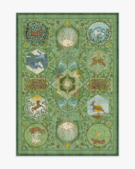 Woodland Wanderer Green Rug