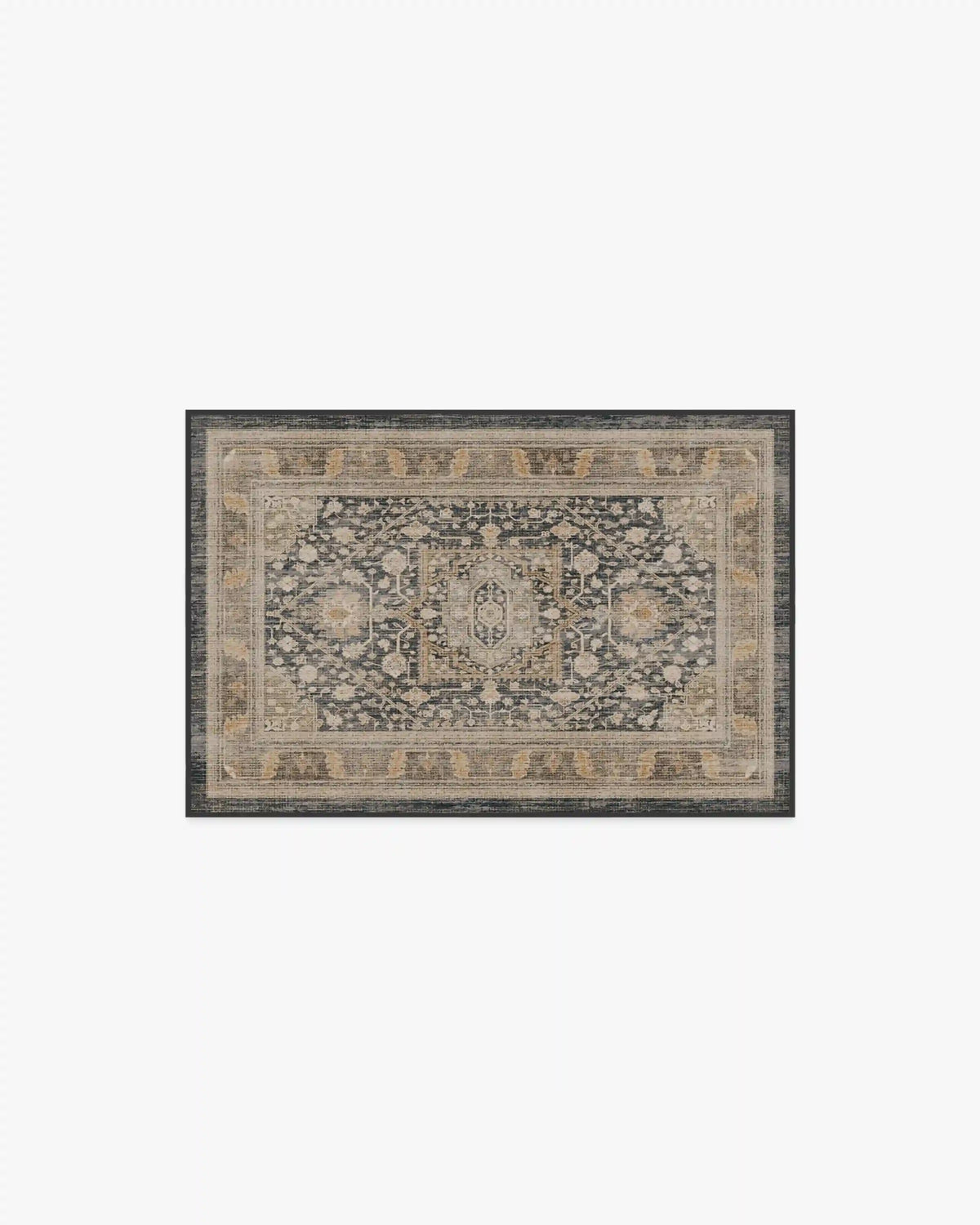 Zahra Ink & Vintage Citron Rug